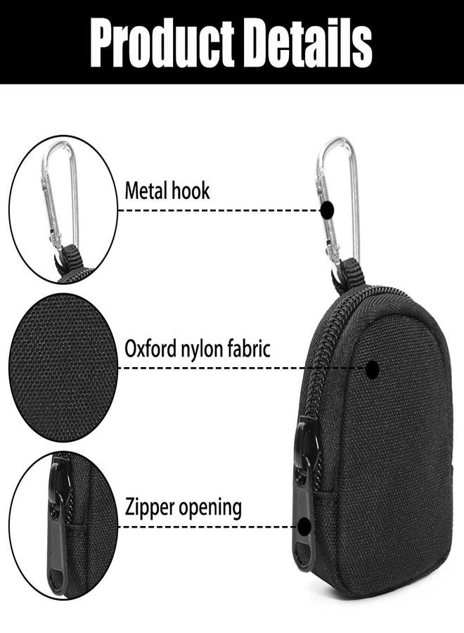 MiOYOOW Dog Treat Bag, Mini Pet Training Snack Bag EDC Coin Purse for Dog Treats Whistles Keys Headphones (3.3 * 2.6 * 1.0") - Image 3