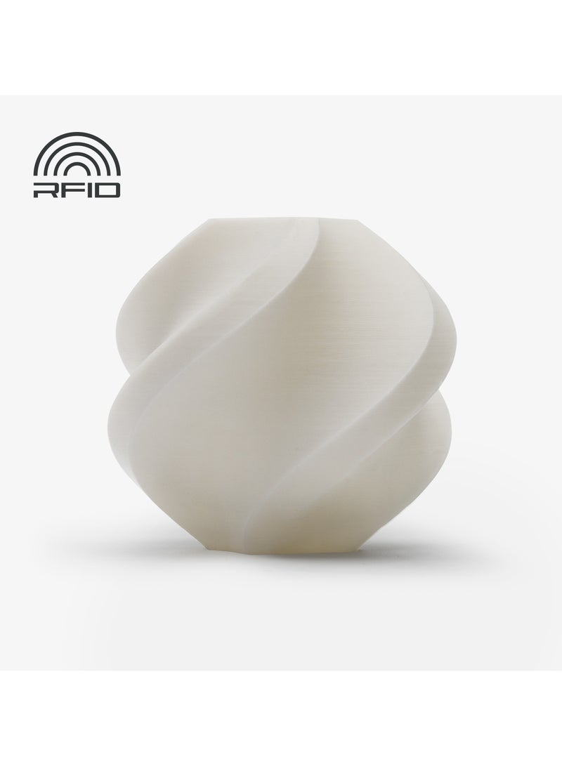 Bambu Lab PLA Basic Jade White (with Spool), 1.75mm, 1KG WHITE