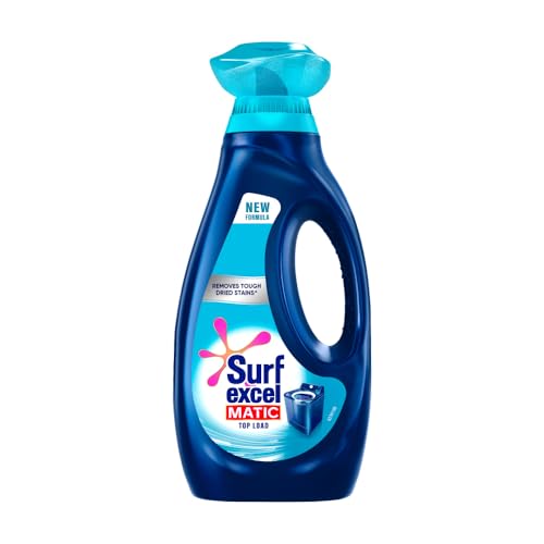 Surf Excel Matic Top Load Liquid Detergent 1L|| Specially designed to remove Tough Dried Stains, 1st time in Washing Machine - Image 1