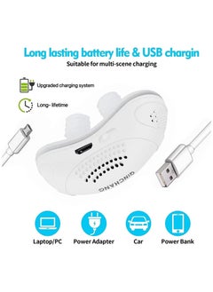 Anti Snoring Devices, Electric Automatic Snore Stopper Soft Double Eddy Improve Sleep Quality Mini USB Prevent Snoring Device, Fresh Air Comfortable Sleep Breathing for Women Men (White) - pzsku/ZD3C222AE3D0ECB752559Z/45/_/1657616770/047519b4-3f8c-44c1-8215-633d40a8be20