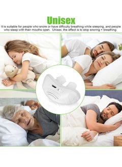 Anti Snoring Devices, Electric Automatic Snore Stopper Soft Double Eddy Improve Sleep Quality Mini USB Prevent Snoring Device, Fresh Air Comfortable Sleep Breathing for Women Men (White) - pzsku/ZD3C222AE3D0ECB752559Z/45/_/1657616770/ede72e55-7298-4a26-9d77-b7cf0d130d39