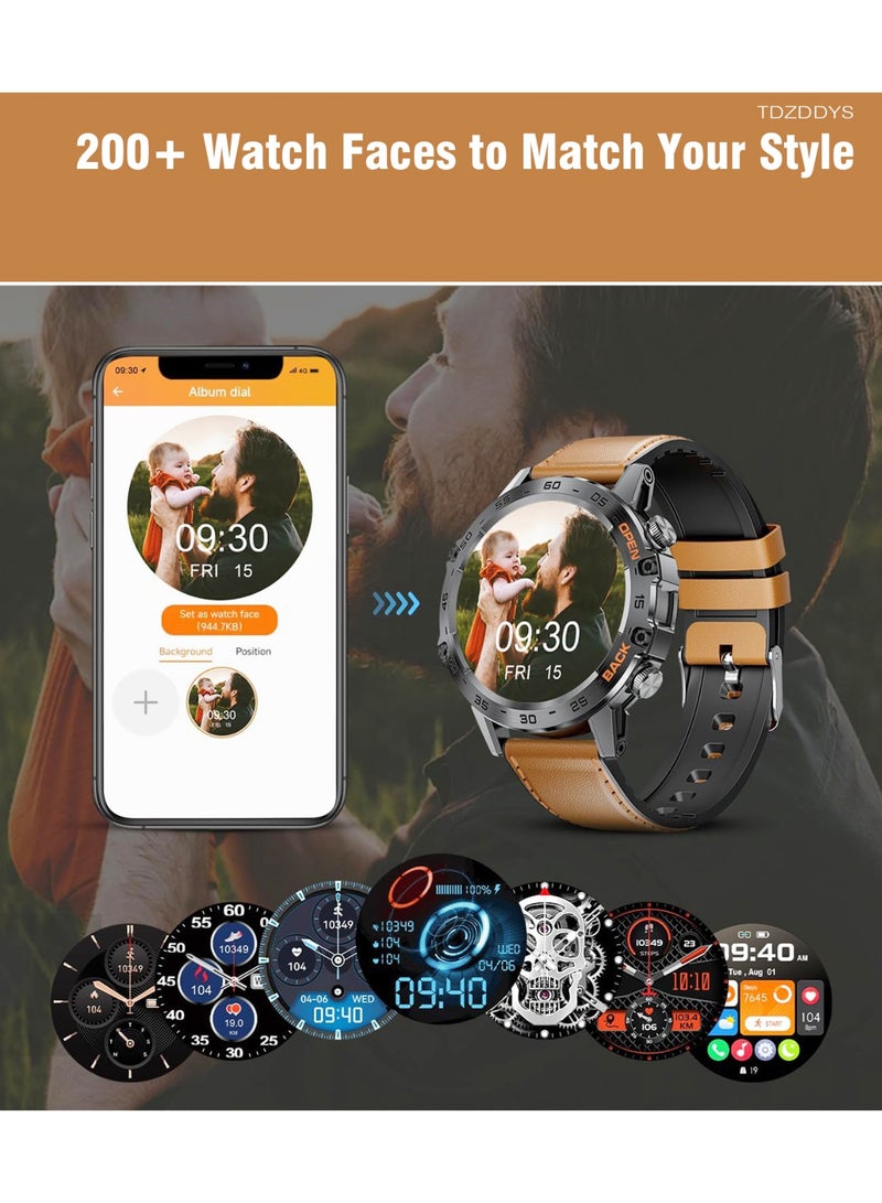 TDZDDYS Play Video Smart Watch for Men(Answer/Make Call), TDZDDYS 1.39" HD Screen, 400mAh Battery, 5ATM Waterproof, Fitness Tracker, 100+ Sports Modes  - Image 5