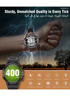 TDZDDYS Play Video Smart Watch for Men(Answer/Make Call), TDZDDYS 1.39" HD Screen, 400mAh Battery, 5ATM Waterproof, Fitness Tracker, 100+ Sports Modes, Heart Rate & Blood Pressure Monitoring  - Image 5