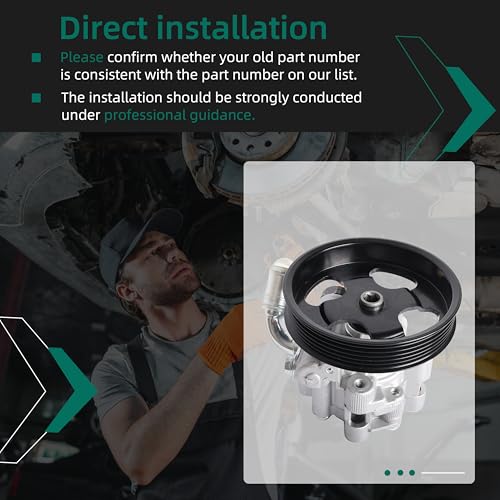 Riyhch 21-5439 Power Steering Pump with Pulley fit for Chrysler 300, fit for Dodge Challenger for Charger for Magnum, OE 965439 04892093AA 4782523AC 4782523AD - Image 5