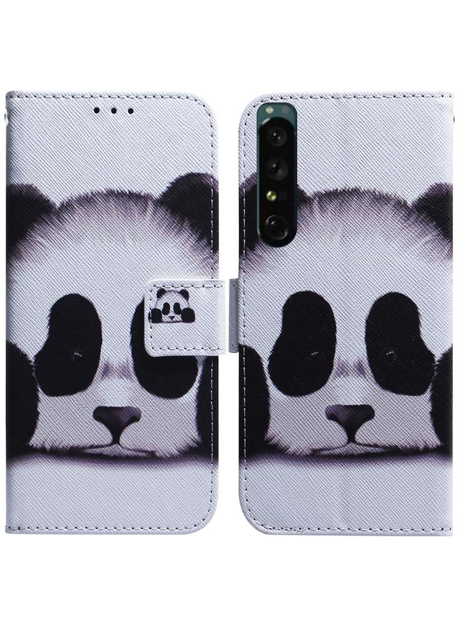 erorex Case For Sony Xperia 1 IV Coloured Drawing Leather Phone Case - Image 1