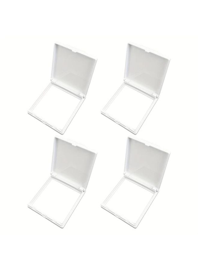 4pcs White 86 Type Ultra Thin Waterproof Electrical Outlet Covers Oil Rubbed Finish - Image 1