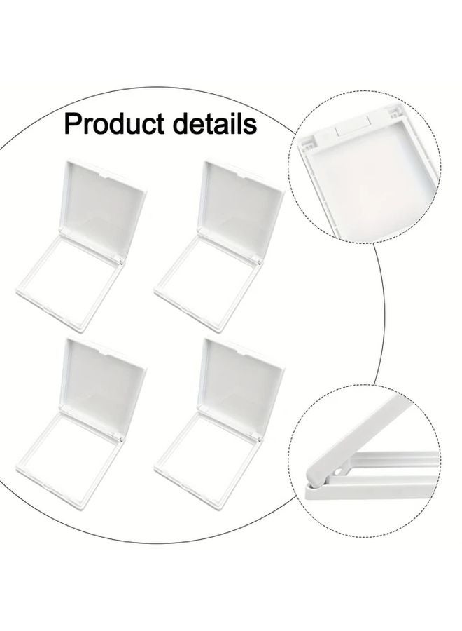 4pcs White 86 Type Ultra Thin Waterproof Electrical Outlet Covers Oil Rubbed Finish - Image 3