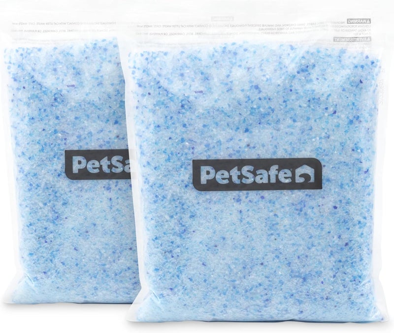 PetSafe ScoopFree Premium Crystal Cat Litter - Outperforms Clay Litter - Refill Packs - Reusable Tray Compatible - Fresh Scent - 4.3 lb Bags - 2 Pack - Image 1