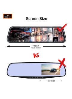 MOOGMAX MOOGMAX MXDR004 Vehicle Black Box - 9.66" Display Car DVR, Dual Record Camera, Car Video Recorde  - Image 5