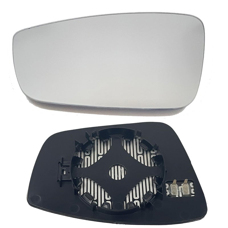 Vw Driver Side Heated Mirror Glass Compatible with 20112018 Volkswagen VW Passat Mirror Glass Beetle Jetta Power Convex Left Side Mirror Glass with Rear Holder