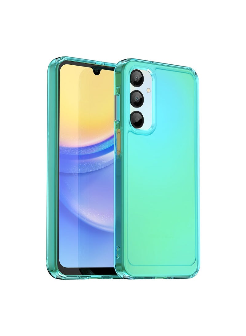 URBBKING Soft Clear Flexible TPU Phone Cases, Shockproof Transparent Bumper Cover Slim Thin Phone Case for Samsung A16 5G Blue - Image 1