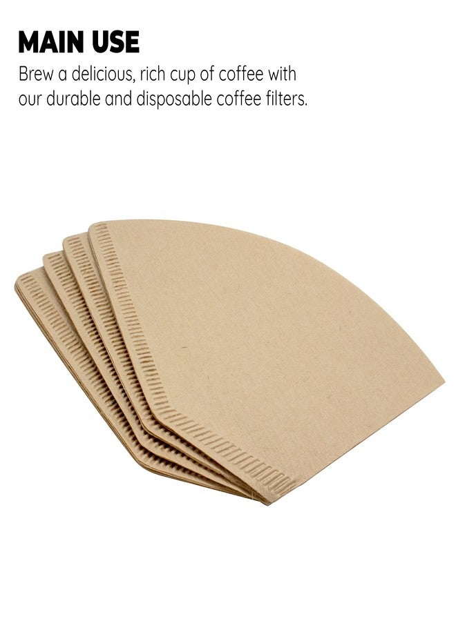 Jacent Fill N Brew Disposable #2 Coffee Filters, Cone Shape - 100 Count per Pack, 1 Pack - Image 3