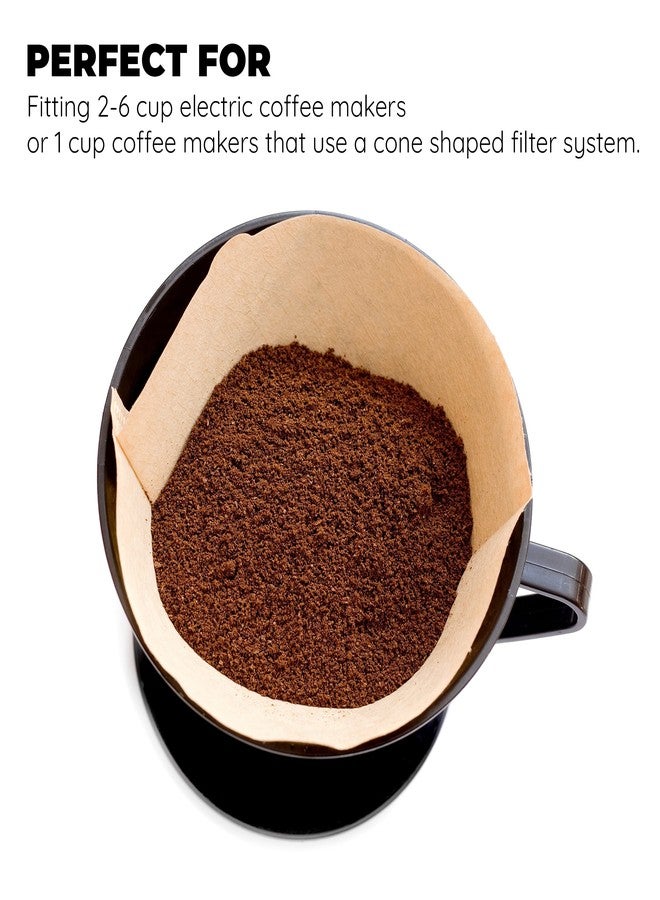 Jacent Fill N Brew Disposable #2 Coffee Filters, Cone Shape - 100 Count per Pack, 1 Pack - Image 4
