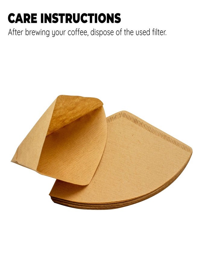 Jacent Fill N Brew Disposable #2 Coffee Filters, Cone Shape - 100 Count per Pack, 1 Pack - Image 5