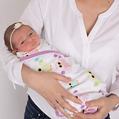 Miracle Blanket Swaddle Wrap – Help Your Newborn Sleep Longer – Soft & Secure Sleep Sack for Infants – Easy-to-Use Swaddling Blanket for a Calm Baby (Coral Hearts) - Image 2