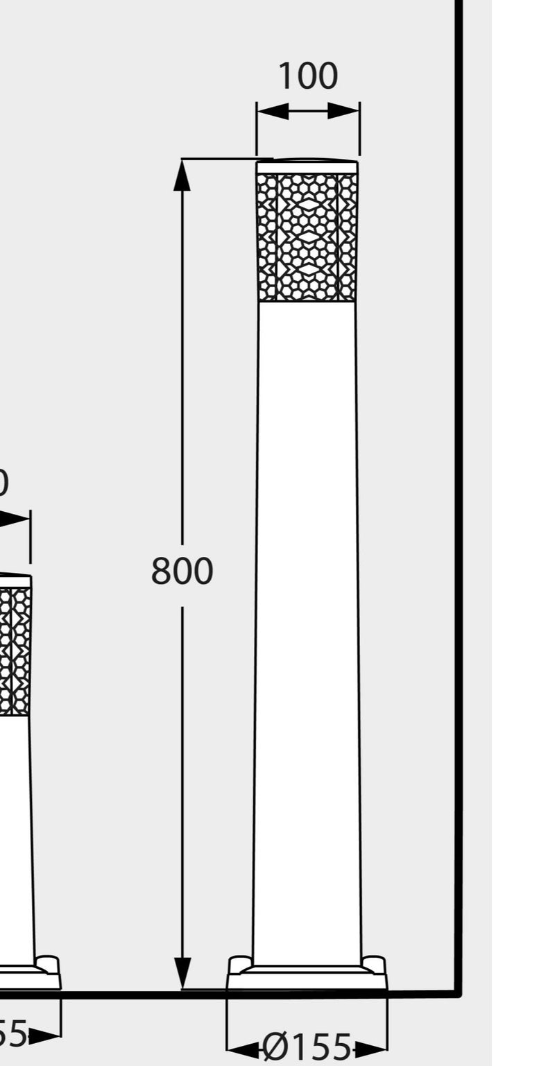 فوماغالي فوماجالي Carlo/Deco 800 (DR3.575) لون رمادي 6 وات لون إضاءة قابل للضبط - Image 3