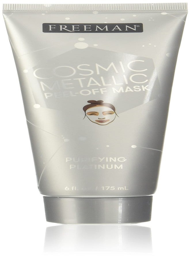 Freeman Cosmic Metallic Peel-Off Mask - Purifying Platinum for Women - 6 oz Mask - Image 1