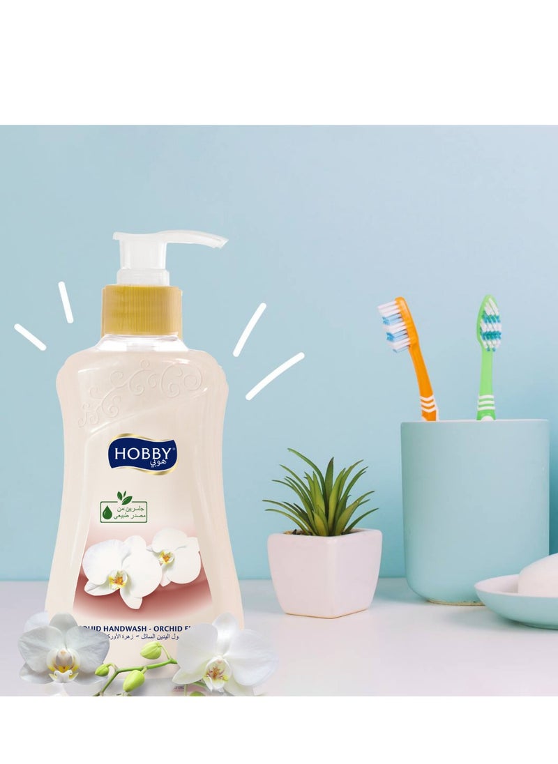 Hobby Orchic Flower Liquid Hand Wash 400ml  - Image 5
