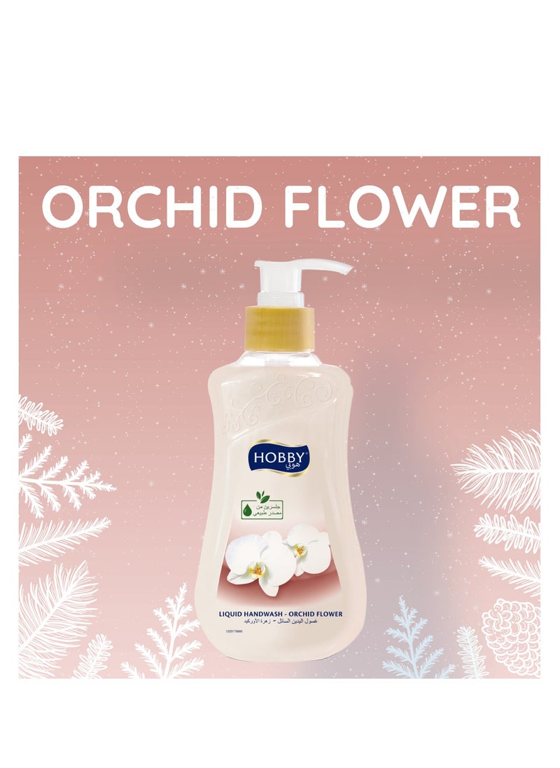 Hobby Orchic Flower Liquid Hand Wash 400ml  - Image 2