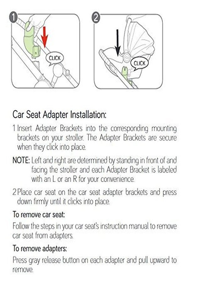 Baby Jogger Car Seat Adapter for City Select Stroller + City Select LUX Stroller, Black - Compatible with Graco and Baby Jogger Car Seats - Image 4