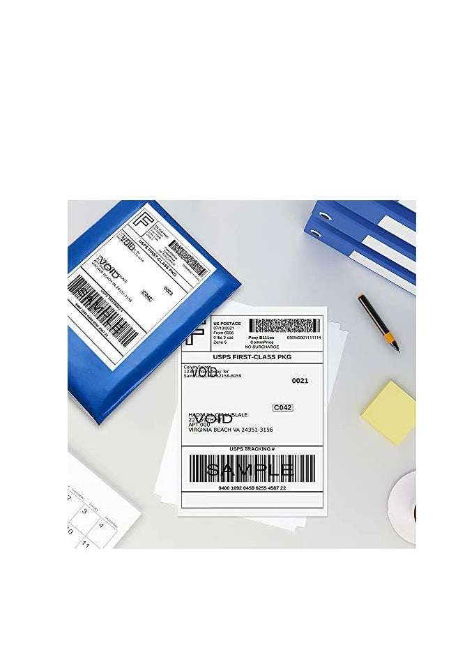 Generic - 4x6 Thermal Direct Shipping Label-Pack of 500 Per Labels  Adhesive Labels Compatible with Phomemo Label Printer - Image 1