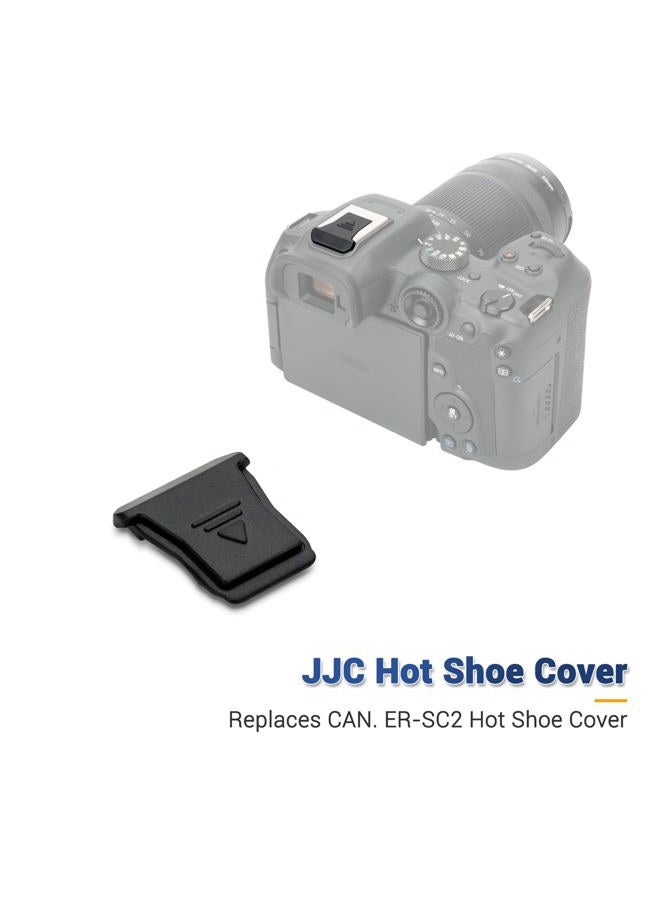 JJC 2باك غطاء حماية الحذاء الساخن لكاميرا كانون EOS R50 R10 R8 R7 R6 Mark II R5 Mark II R5C R3، بديل لغطاء الحذاء الساخن Canon ER-SC2 - Image 2