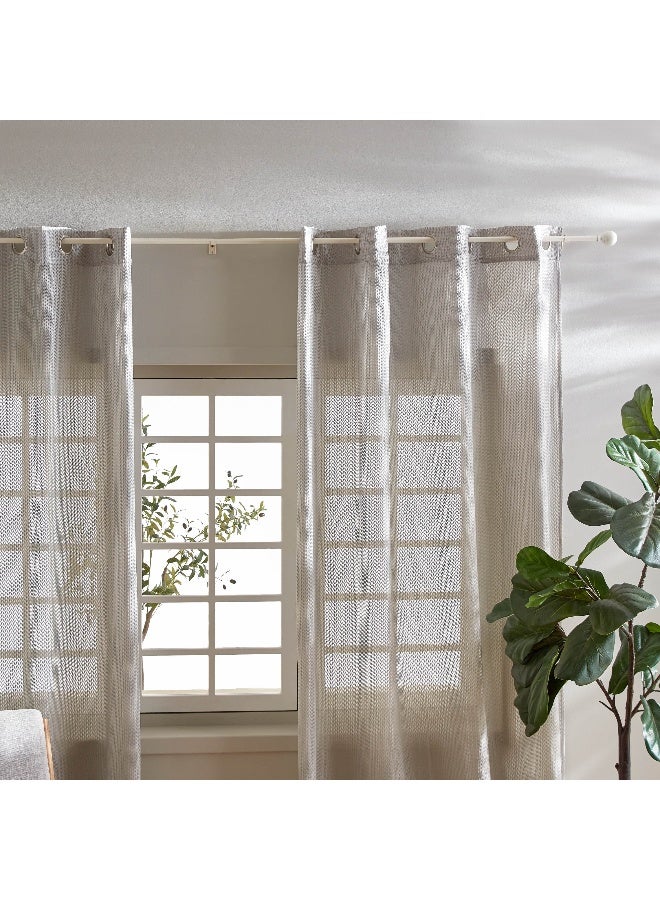 Home Box Berg Extendable Curtain Rod with Round Finial 121 x 1.6 cm - Image 4