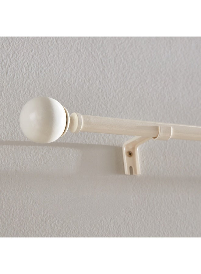 Home Box Berg Extendable Curtain Rod with Round Finial 121 x 1.6 cm - Image 1