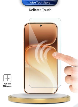 [2 حزمة] حماية شاشة زجاجية مقسوة مقاومة للخدش 9H بزوايا منحنية 2.5D لهاتف Honor 600 Pro 5G 2026 من سلسلة WTech المميزة (MSG9CN) - شفاف - view 4