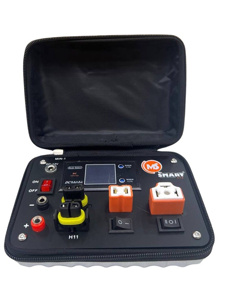 MR.SMART Mr. Smart Mini Power Tester Kit for Car Lights, H4/H7/H11/9005/9006 Compatible, DC12V with Digital Display, Universal Connector  - Image 3