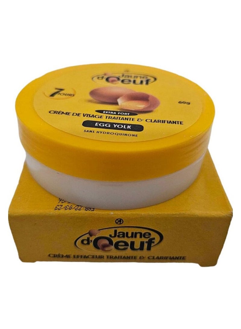 Jaune D’Oeuf Egg Yolk Face Cream 60g, 7 Days Result 