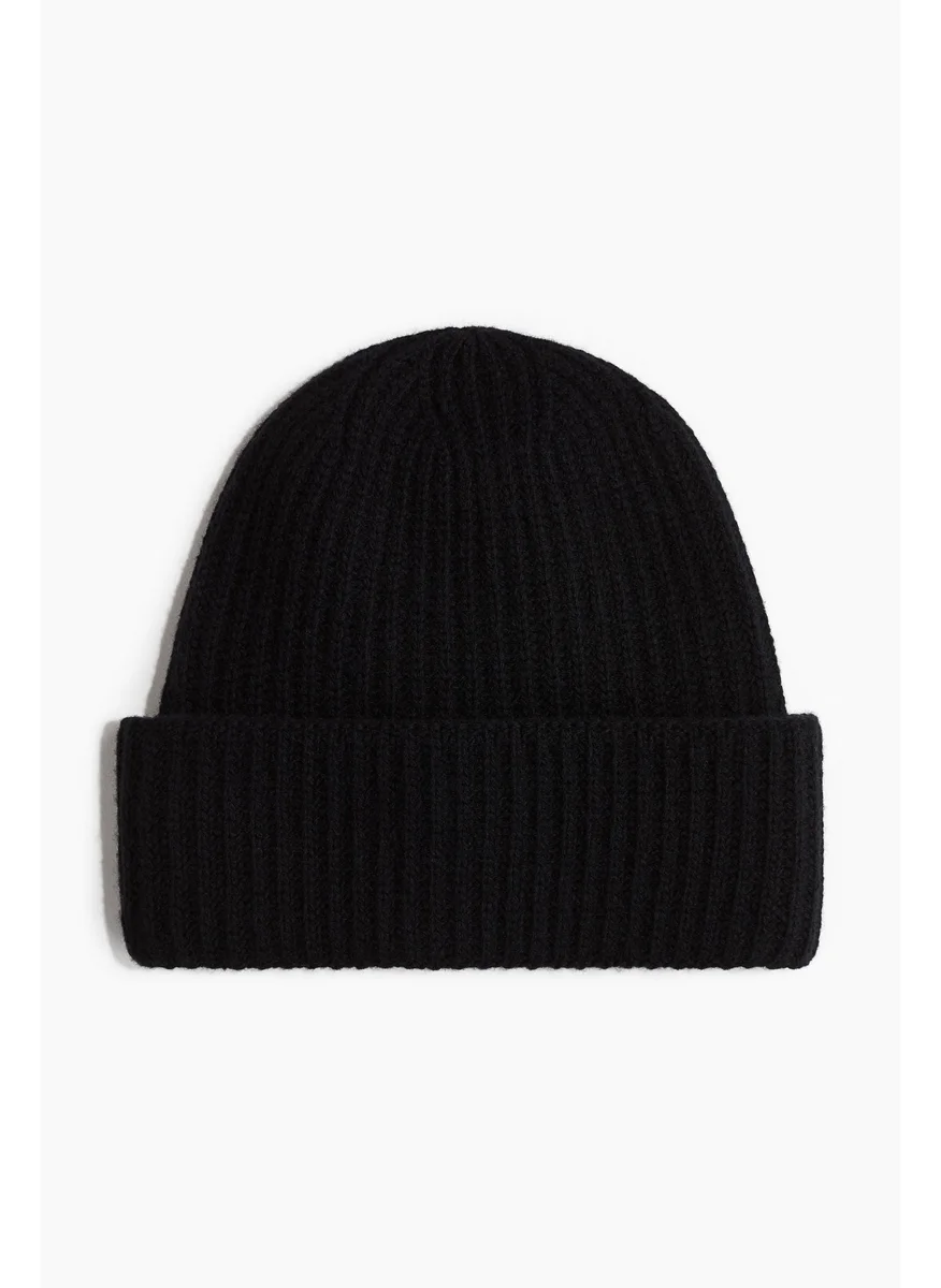 H&M Ribbed Wool-Blend Hat