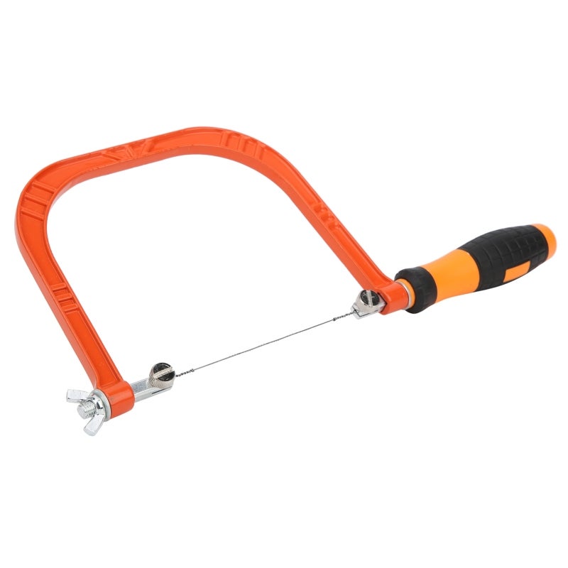 MYTEC Mini Coping Saw 310mm Aluminum Alloy - Upgraded Screw Lock Manual Adjustment - Thickened Corrosion-Resistant Saw Beam for Woodworking - Image 5