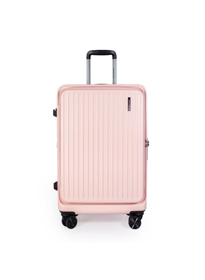 NEWCOM Travel Luggage PC Carry-on TSA Luggage with Front Open Laptop Compartment Pocket Framed Suitcase 20/24/28 With Spinner Wheels Large Capacity Checked-in Luggage - Image 1