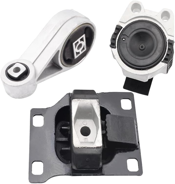 loongrie Engine Motor and Transmission Mount Kit for 2005-2007 Ford Focus 2.0L 2.3L - Set of 3 - Image 1