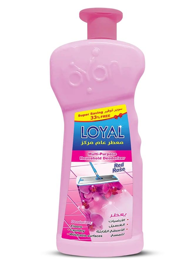 loyal Multi-Purpose Household Deodorizer Concentrated Gel, Red Rose, 2100ml