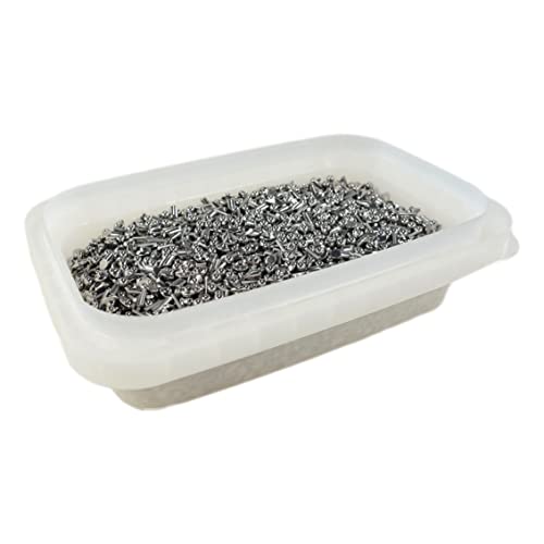 BC Precision 2 LB 1/8" Stainless Steel Tumbling Media Shot Jewelers Mix 4 Shapes Tumbler Finishing (Diagonals, Balcones, Balls, & Pins) - Image 2