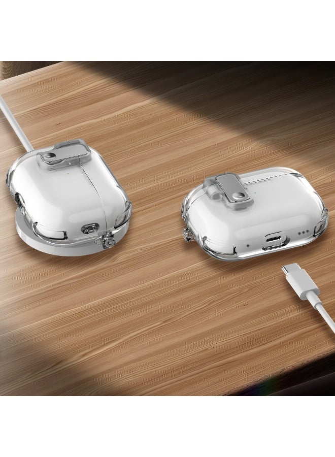 غطاء شفاف لـ AirPods Pro 2/1 – يفتح أوتوماتيكياً مع دعم بلوتوث - Image 4