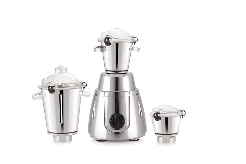 Expert Chef EXPERT CHEF Hotel Gold 1600w Commercial Steel Plating Mixer Grinder with 3 Jars for Hotels Restaurants Caterers and Heavy use Horeca Versatile Blending and Grinding for Every Kitchen Need Silver  - Image 5