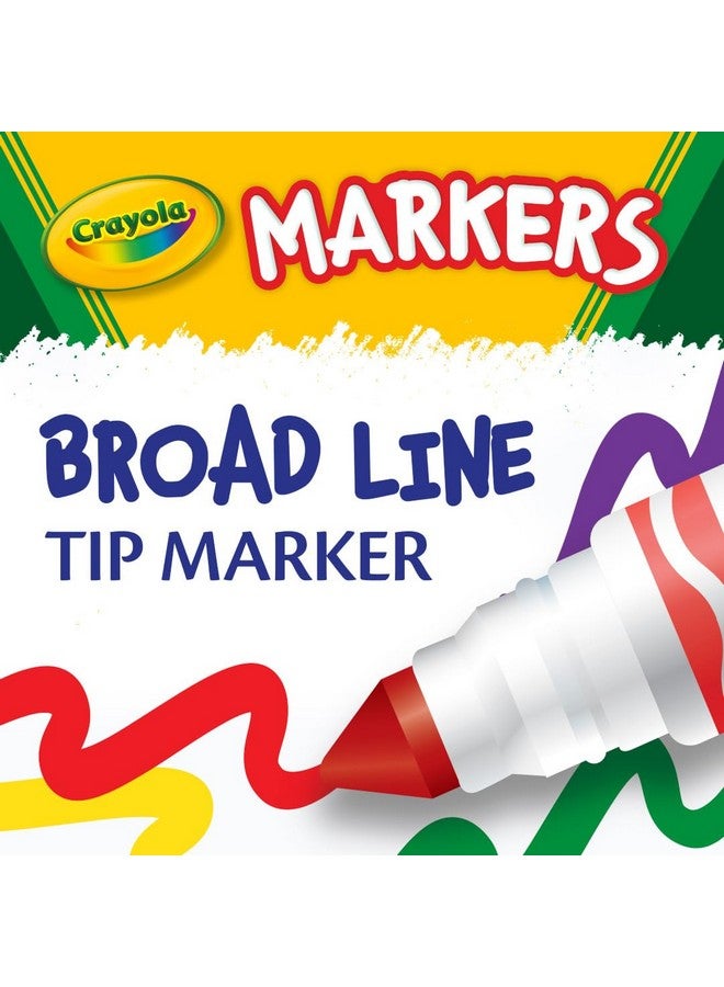 Crayola Broad Line Markers Classpack (256 Ct), Bulk School Supplies For Teachers, Kids Markers For School, Classroom Must Have - Image 5