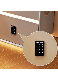 keke Multifunctional Three drawers Bedside Table with LED Lighting, Wireless Charging, Password Lock, Speaker and USB Port  - Image 3