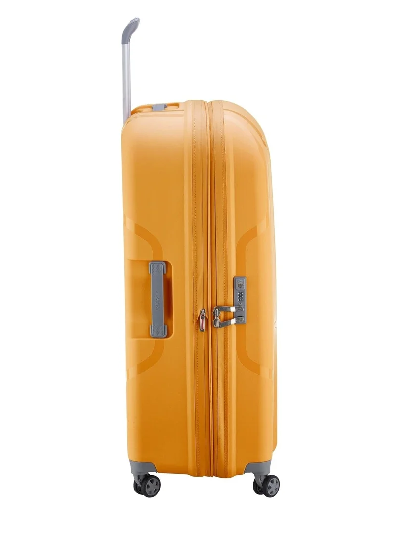 DELSEY Paris Recycled Clavel 83Cm Expandable  4 Double wheel Check-In Luggage Trolley Yellow