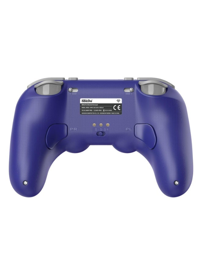 8BitDo Pro 3 Bluetooth Controller for Switch/Switch 2 – TMR Joysticks, Swappable ABXY Buttons, Pro Back Buttons, Charging Dock, Hall Effect Triggers, for Windows, Apple, SteamOS, Android - Purple - Image 4