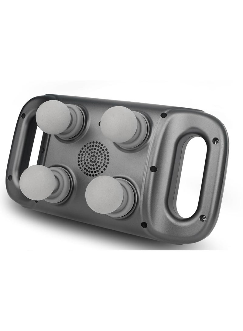 Tusao 4 Heads Deep Tissue Muscle Massager, Muscle Massager with 20 Intensities and 6 Massage Modes, 4 Heads Back Massager for Back, Leg, Neck, Shoulder and Body Pain Relief multicolour - Image 1