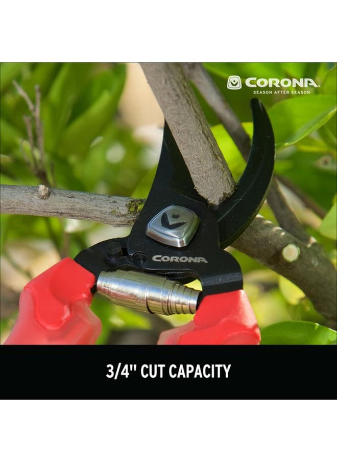 CORONA - Corona Comfort Gel Bypass Pruner with Ergonomic Non-Slip Handle Red and Black 3/4inch - Image 1