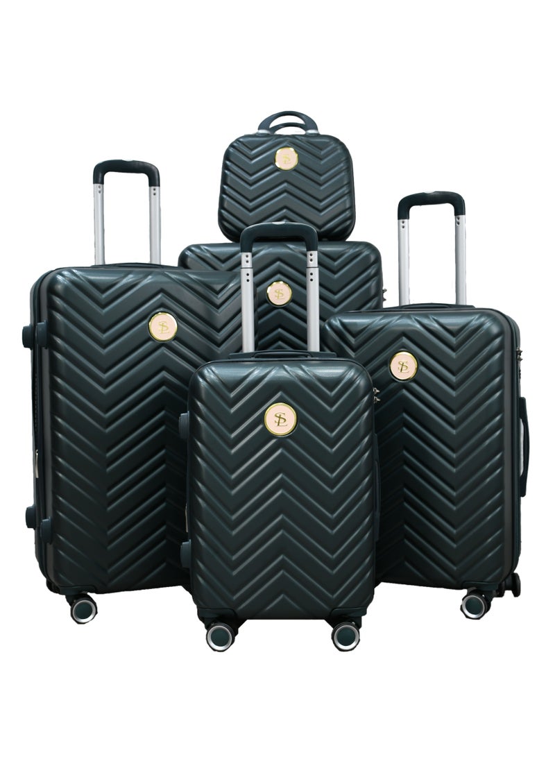 STAR LINE 5 Piece star line Luggage Trolley Bags Set - Image 1