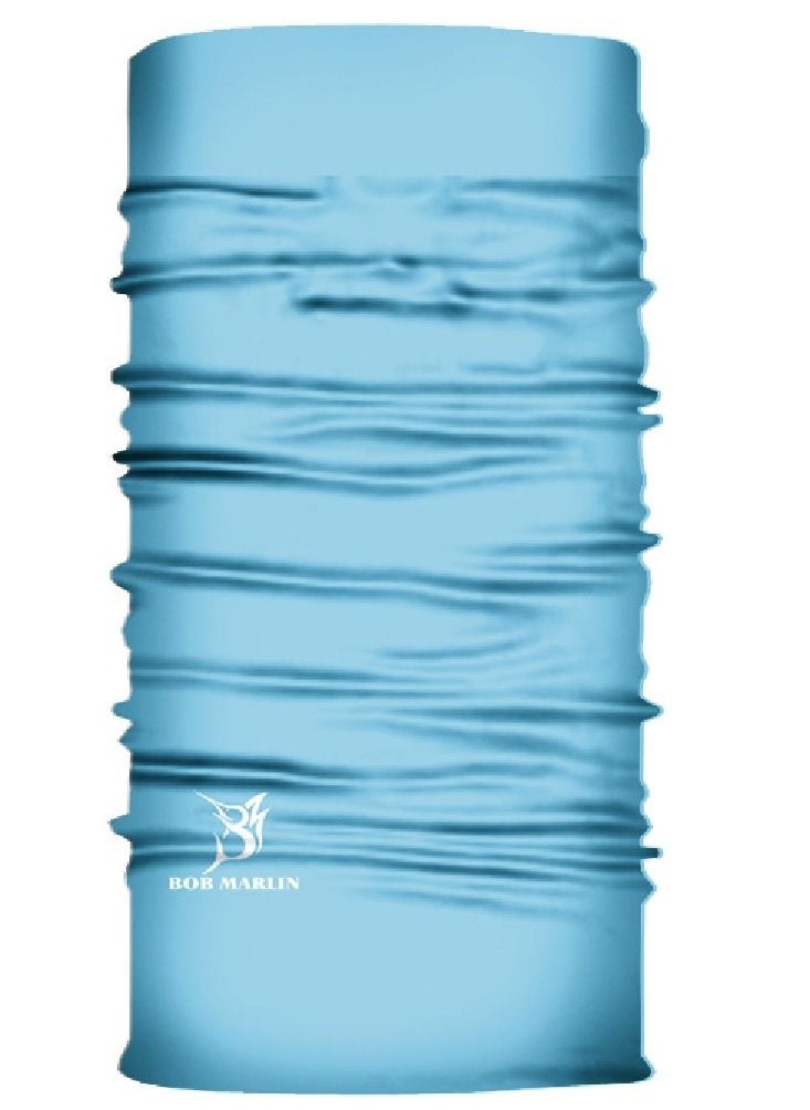 BOB MARLIN Marlin Uv+Protection Face Shield Bandana Bm Light Blue  - Image 1