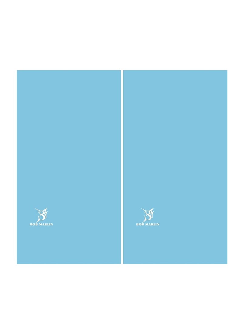 BOB MARLIN Marlin Uv+Protection Face Shield Bandana Bm Light Blue  - Image 3