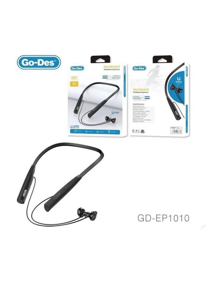 GO-DES - Go-Des Wireless Headphones High Quality Long Standby Battery Wireless Sports Headphones - Image 1