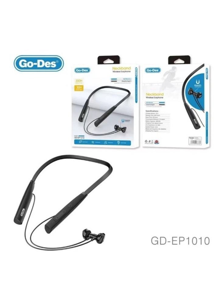 GO-DES - Go-Des Wireless Headphones High Quality Long Standby Battery Wireless Sports Headphones - Image 1